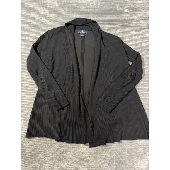 Seven7 Sweaters - Seven 7 Oversized Open Front Cardigan/Pockets - Women Size L